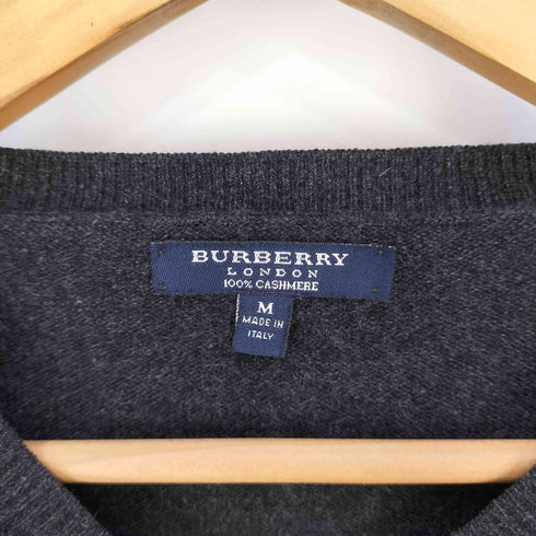 バーバリーロンドン BURBERRY LONDON カシミヤVネックセーター メンズ import:M