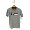 GENUINE SONOMA JEAN COMPANY ボックスプリント Tシャツ 霜降りグレー メンズ JPN:M