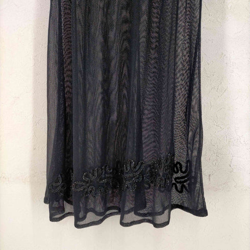 ヴィヴィアンタム VIVIENNE TAM ビーズ装飾 メッシュワンピース レディース 1