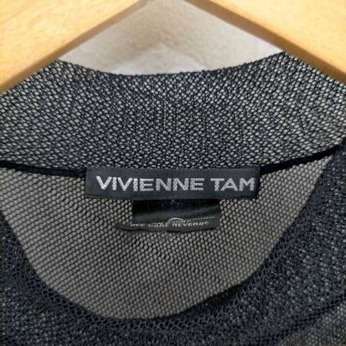 ヴィヴィアンタム VIVIENNE TAM ビーズ装飾 メッシュワンピース レディース 1
