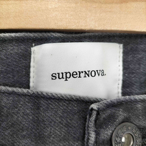 スーパーノヴァ supernova. ブラックデニムパンツ メンズ S