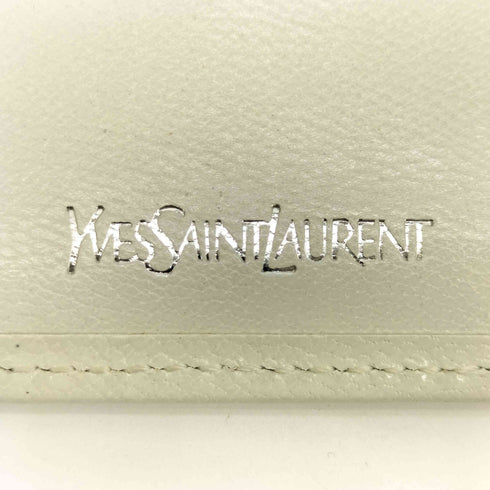 イヴサンローラン Yves Saint Laurent がま口コインケース 三つ折り財布 レディース
