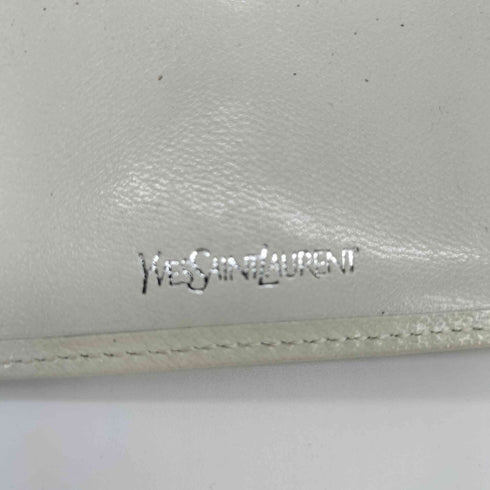 イヴサンローラン Yves Saint Laurent がま口コインケース 三つ折り財布 レディース