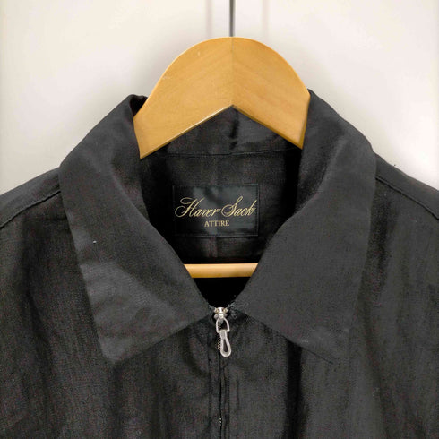 ハバーサックアタイア HAVERSACK ATTIRE リネンジップジャケット メンズ