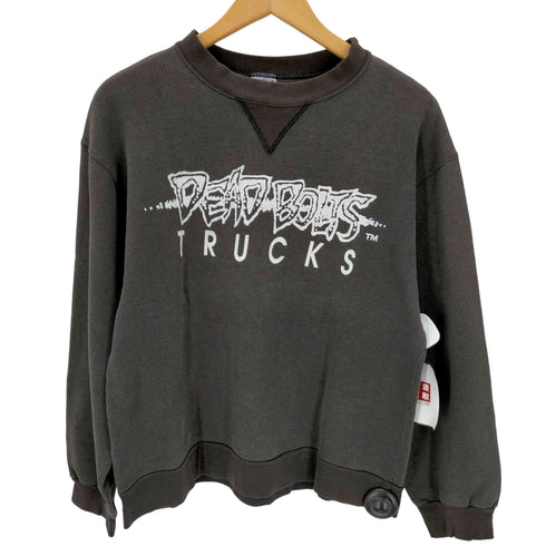 USA製 CASUALTYボディ両面プリントスウェット DEAD BOLTS TRUCKS メンズ import:L