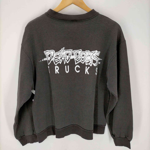 USA製 CASUALTYボディ両面プリントスウェット DEAD BOLTS TRUCKS メンズ import:L