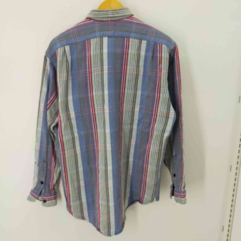 ダブルアールエルラルフローレン RRL RALPH LAUREN 90S 三ツ星タグ ヘビーネルシャツ 好配色 メンズ JPN:S