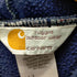カーハート Carhartt USA製 ベロア ジップアップパーカー メンズ import:M