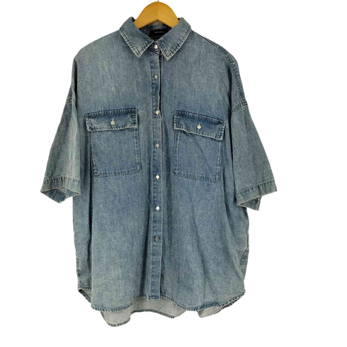 ジーナシス JEANASIS フラップ デニムシャツ レディース FREE
