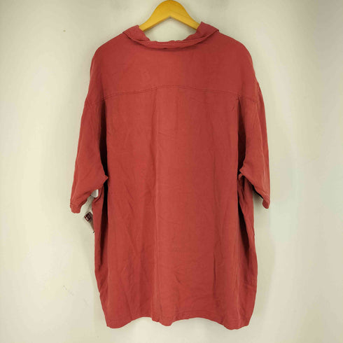 トミーバハマ Tommy Bahama 90S ステッチ加工 S/S 開襟シルクシャツ メンズ JPN:XL