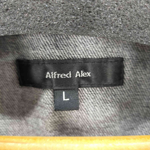 Alfred Alex ケミカル ヴィンテージ メイク ルーズ ショート デニムカバーオール メンズ JPN:L