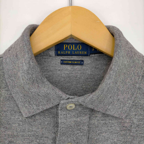 ポロラルフローレン POLO RALPH LAUREN CUSTOM SLIMFIT ビッグポニー刺繍 ポロシャツ メンズ import:S