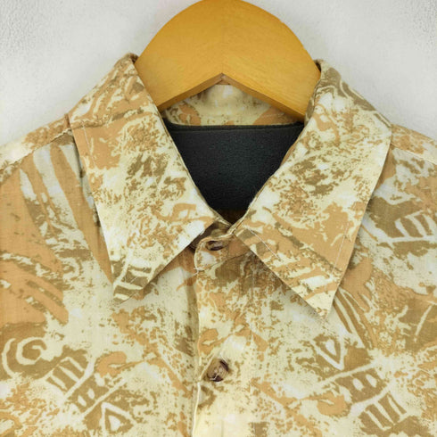 アベニュー AVENUE 総柄 S/S レーヨンシャツ メンズ
