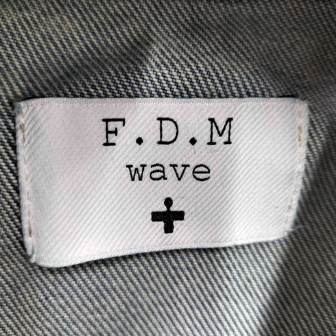 f.d.m wave ダメージ加工 デニムトラッカージャケット メンズ L