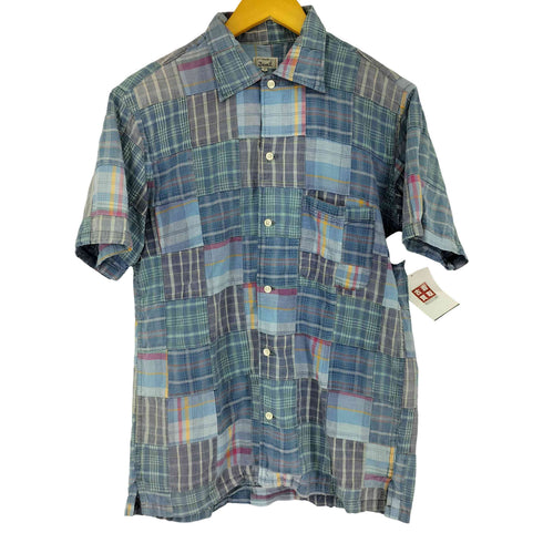 INAL S/S パッチワークシャツ ボックスシルエット メンズ JPN:2