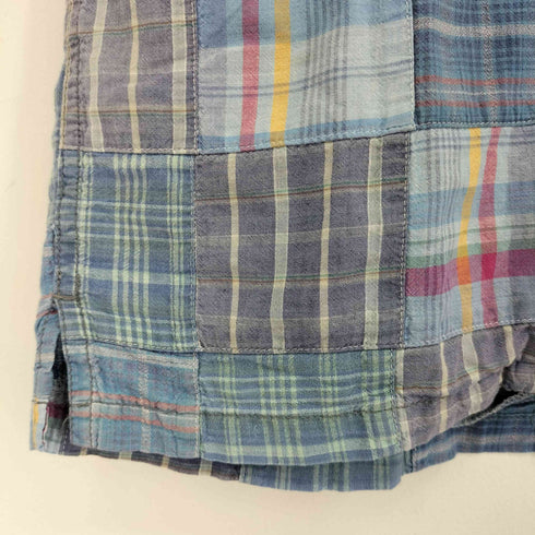 INAL S/S パッチワークシャツ ボックスシルエット メンズ JPN:2