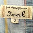 INAL S/S パッチワークシャツ ボックスシルエット メンズ JPN:2