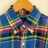 ラルフローレン RALPH LAUREN マルチカラーチェックボタンダウンフランネルシャツ plaid b.d.shirts メンズ JPN:S