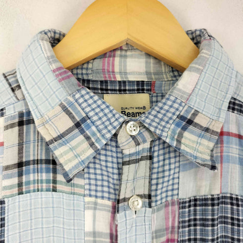 ビームス BEAMS S/S パッチワークシャツ メンズ JPN:L