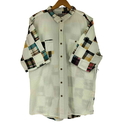 SPLENDID SATISFACTION S/S パッチワークデザインシャツ メンズ 5L
