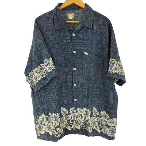 クイックシルバー Quiksilver 00S S/S アロハシャツ ボックスシルエット メンズ JPN:L