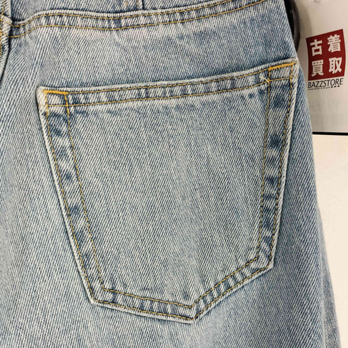 マウジー moussy CROSS WAIST WIDE STRAIGHT レディース 0