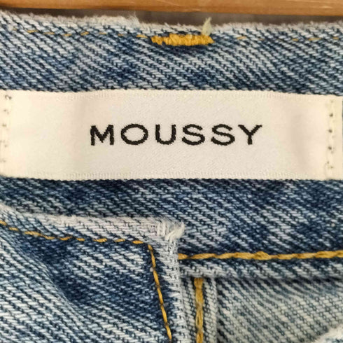 マウジー moussy CROSS WAIST WIDE STRAIGHT レディース 0
