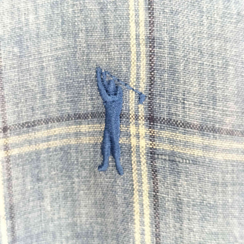 ダニエルクレミュ DANIEL CREMIEUX ワンポイント刺繍 リネン スウィングトップ メンズ JPN:M