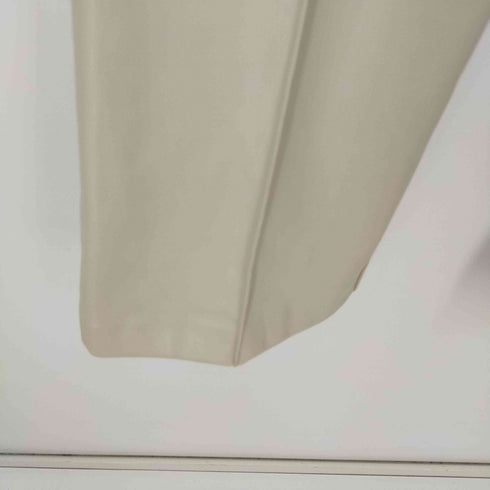 ザラ ZARA フェイクレザーセンタープレススラックス レディース