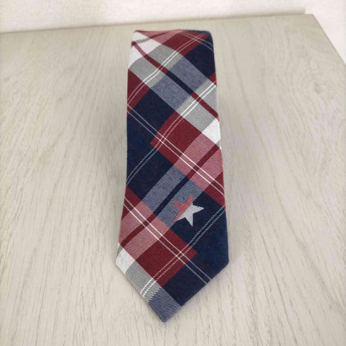 トミーヒルフィガー TOMMY HILFIGER ワンスターチェック柄ネクタイ メンズ