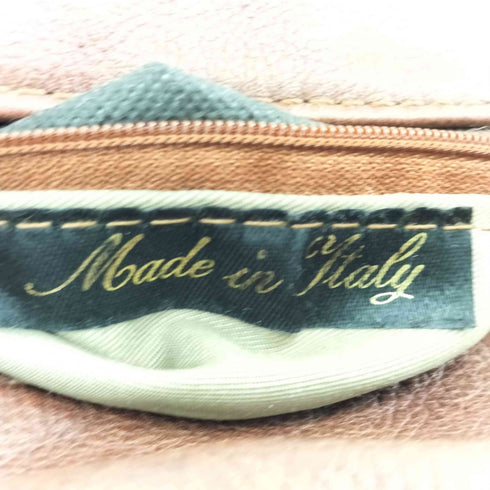 MADE IN ITALY レザーショルダーバッグ レディース