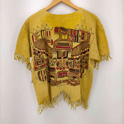 FACTORY ARTWEAR MADE IN USA 両面プリントフリンジTシャツ メンズ JPN:M