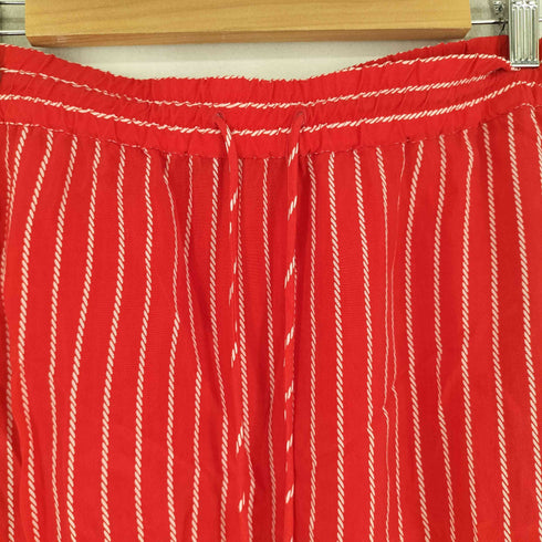 トミーヒルフィガー TOMMY HILFIGER CUPRO ROPE STP MIDI SKIRT レディース EUR:34