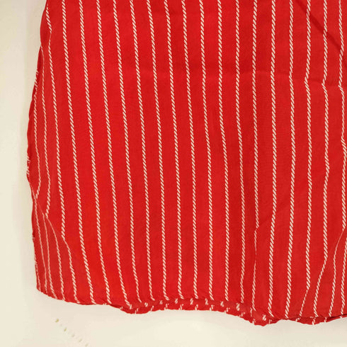 トミーヒルフィガー TOMMY HILFIGER CUPRO ROPE STP MIDI SKIRT レディース EUR:34