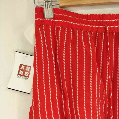 トミーヒルフィガー TOMMY HILFIGER CUPRO ROPE STP MIDI SKIRT レディース EUR:34