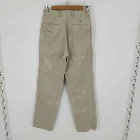 シーケーカルバンクライン ck Calvin Klein 2タックコットンチノパンツ メンズ 30