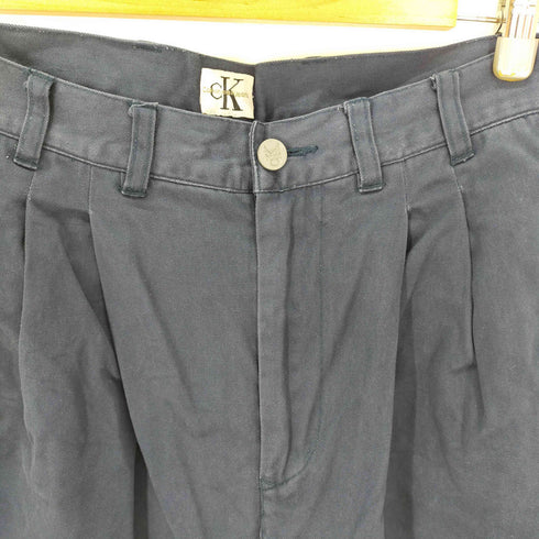シーケーカルバンクライン ck Calvin Klein 2タックコットンチノパンツ メンズ 30