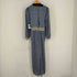 ザラ ZARA バックオープン ボタニカル柄サテンジャンプスーツ レディース import:S