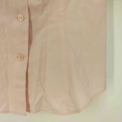 バーバリーブルーレーベル BURBERRY BLUE LABEL 総柄 フレンチスリーブシャツ レディース EUR:38