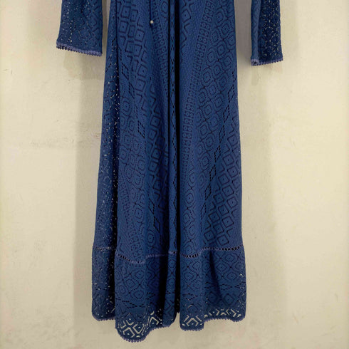 ピンコ PINKO MADE IN ITALY フロントレースアップ レーシーニットワンピース ドレス レディース EUR:42