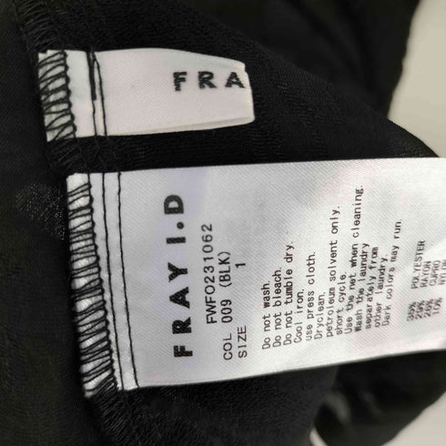 フレイアイディー FRAY I.D フラワージャガードシアーワンピース レディース JPN:1