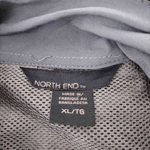 ノースエンド NORTH END 企業ロゴ 両面刺繍ジップアップブルゾン メンズ JPN:XL