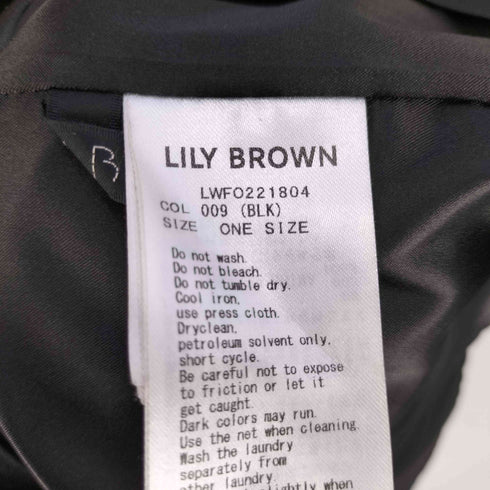リリーブラウン Lily Brown バックリボン キャミワンピース レディース ONE SIZE