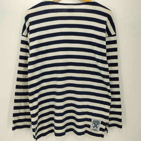 エックスガール X-girl ボタンスリーブボーダークルーネックTシャツ レディース JPN:1