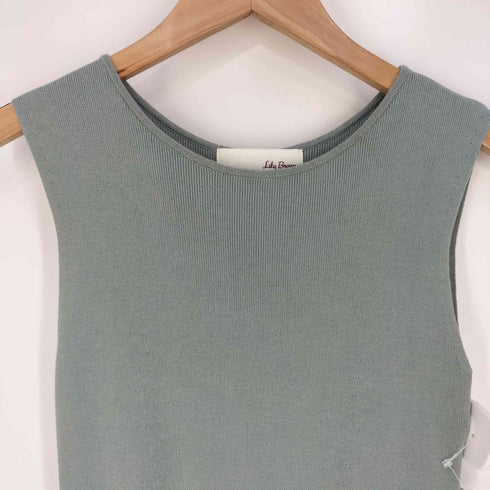リリーブラウン Lily Brown ラインニットドッキングワンピース レディース ONE SIZE