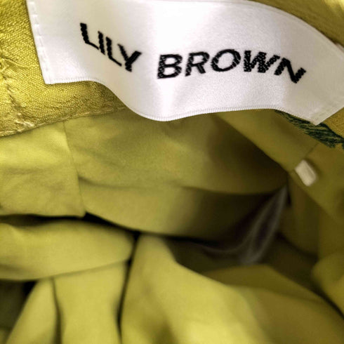 リリーブラウン Lily Brown バックリボンタックフレアスカート レディース JPN:1