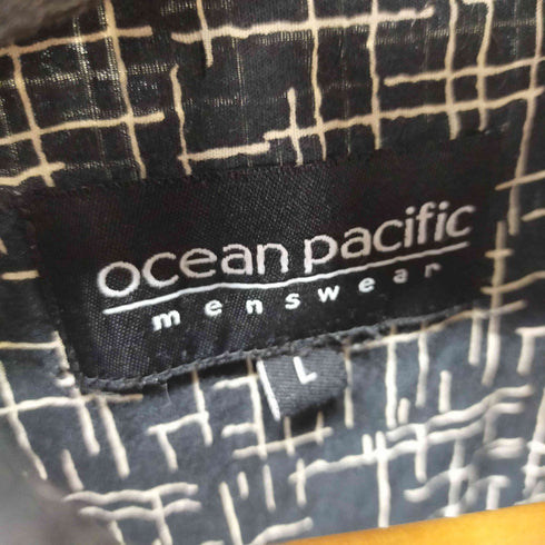オーシャンパシフィック Ocean Pacific 総柄シャツ モノトーン メンズ JPN:L