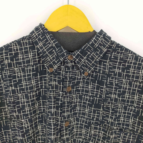 オーシャンパシフィック Ocean Pacific 総柄シャツ モノトーン メンズ JPN:L