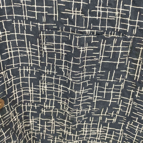オーシャンパシフィック Ocean Pacific 総柄シャツ モノトーン メンズ JPN:L