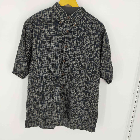 オーシャンパシフィック Ocean Pacific 総柄シャツ モノトーン メンズ JPN:L